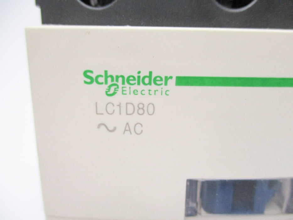 SCHNEIDER ELECTRIC LC1D80T6 480VAC (AS PICTURED) NSNP