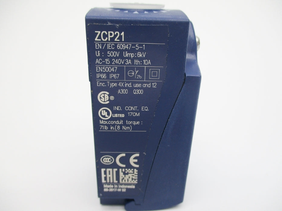 TELEMECANIQUE ZCP21 500V 10A (AS PICTURED) NSNP