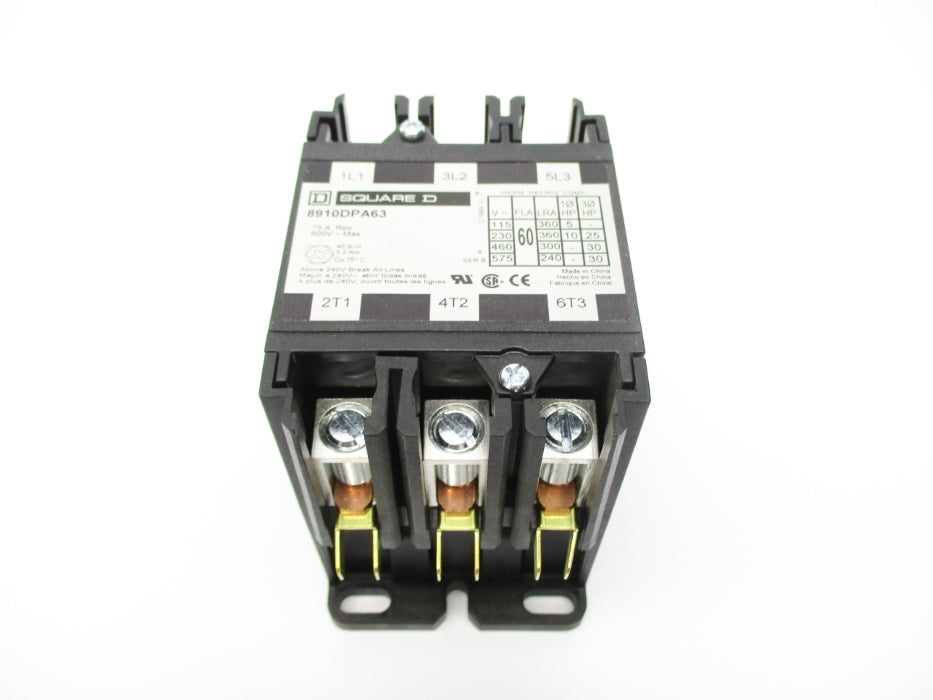 SQUARE D 8910DPA63V02 SER. B 110/120V NSNP