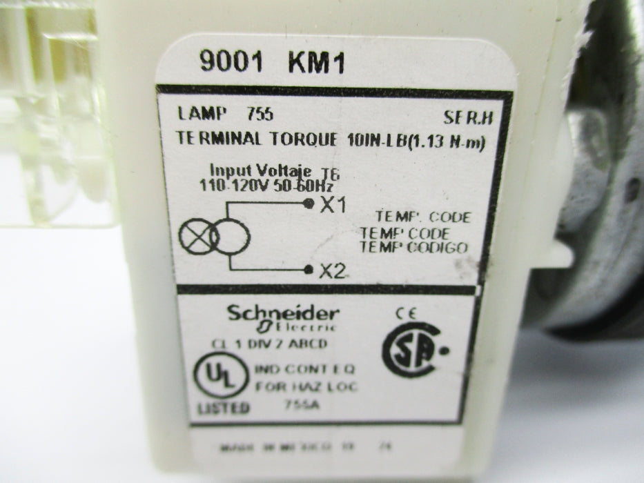 SCHNEIDER ELECTRIC 9001KM1 SER. H (GREEN) NSNP