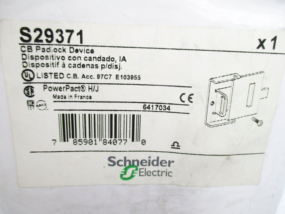 SCHNEIDER ELECTRIC S29371 NSMP