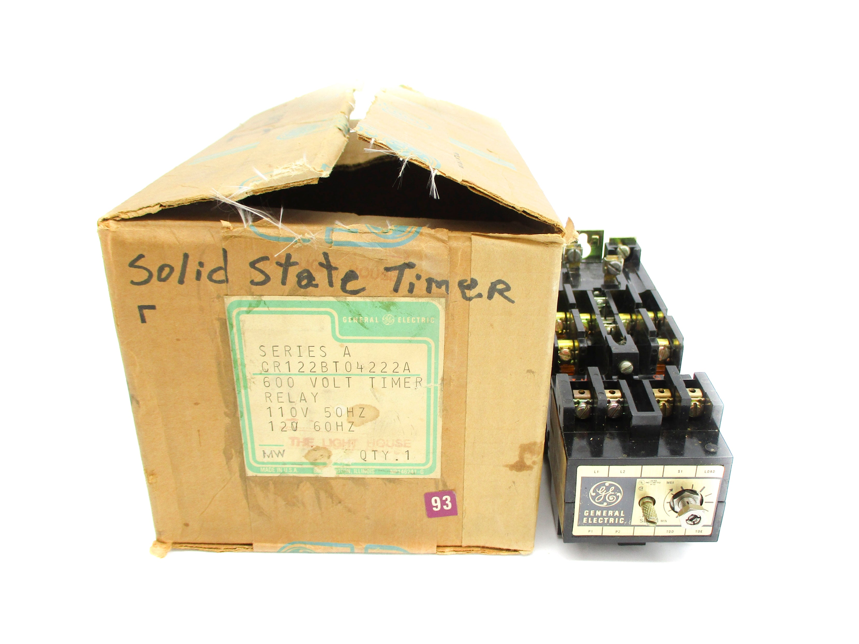 GENERAL ELECTRIC CR122BT04222A SER. A 110/120V NSMP