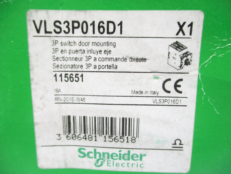 SCHNEIDER ELECTRIC VLS3P016D1 NSMP