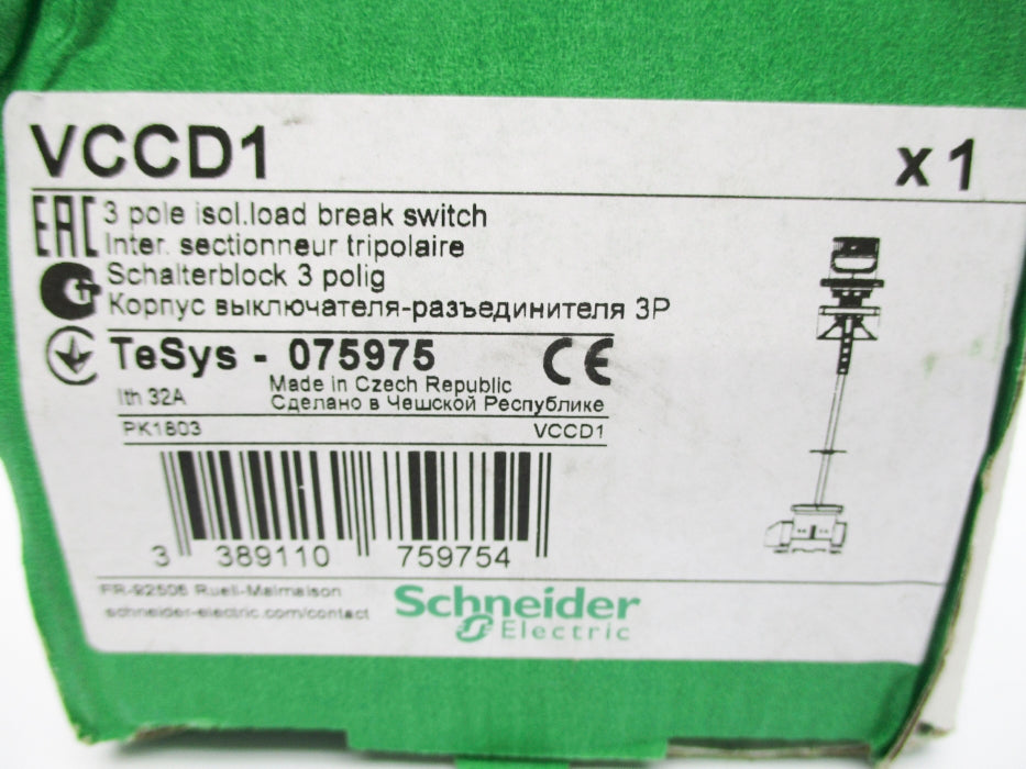 SCHNEIDER ELECTRIC VCCD1 (AS PICTURED) NSMP