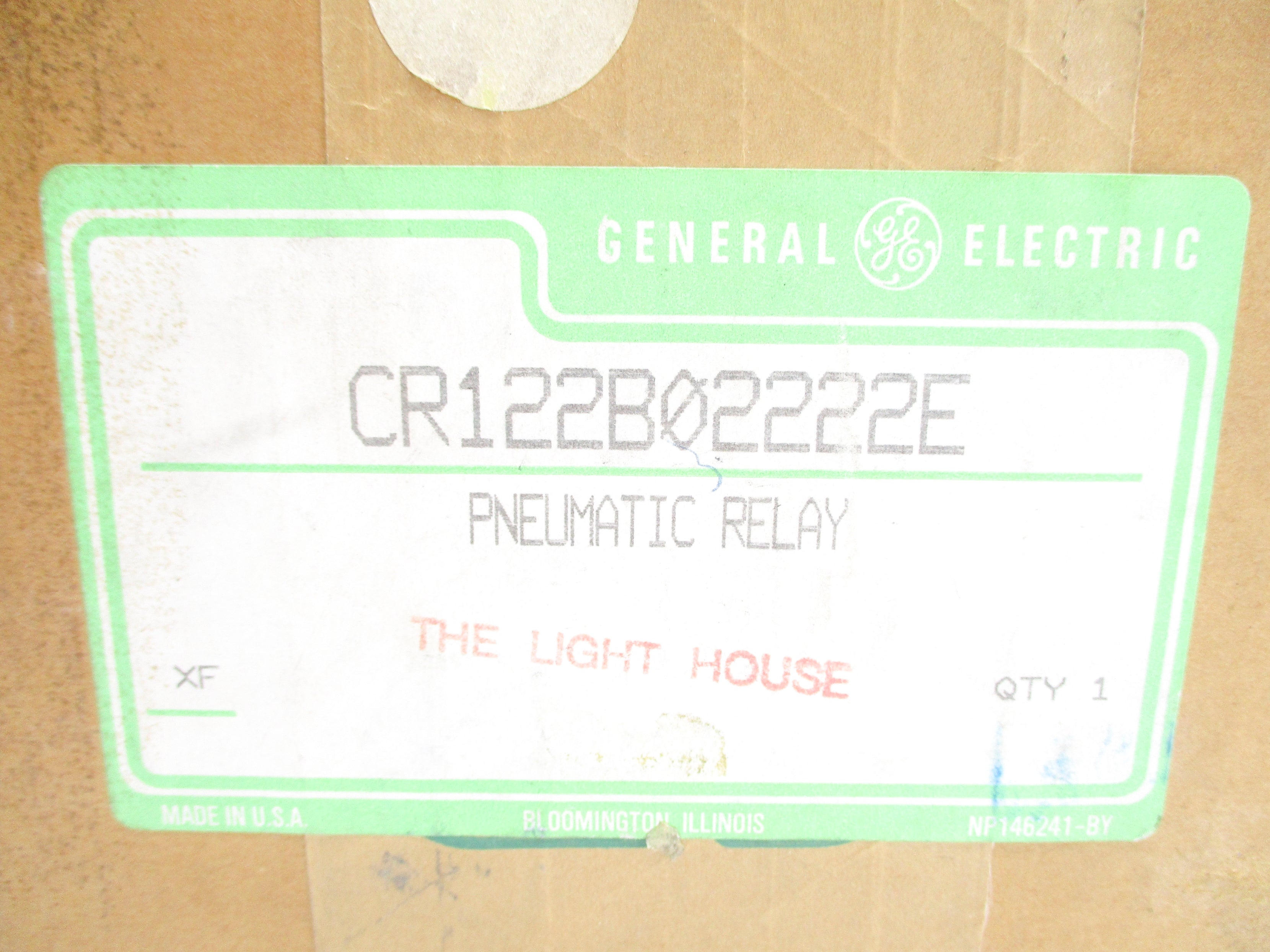 GENERAL ELECTRIC CR122B02222E NSFS