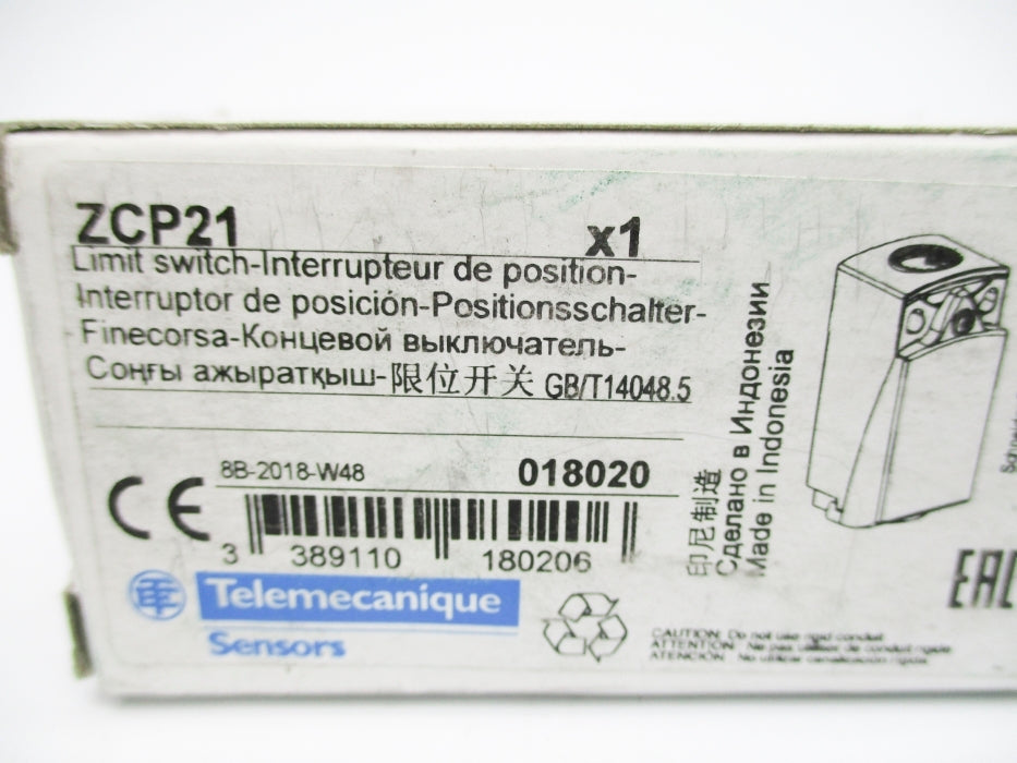 TELEMECANIQUE ZCP21 500V 10A NSMP