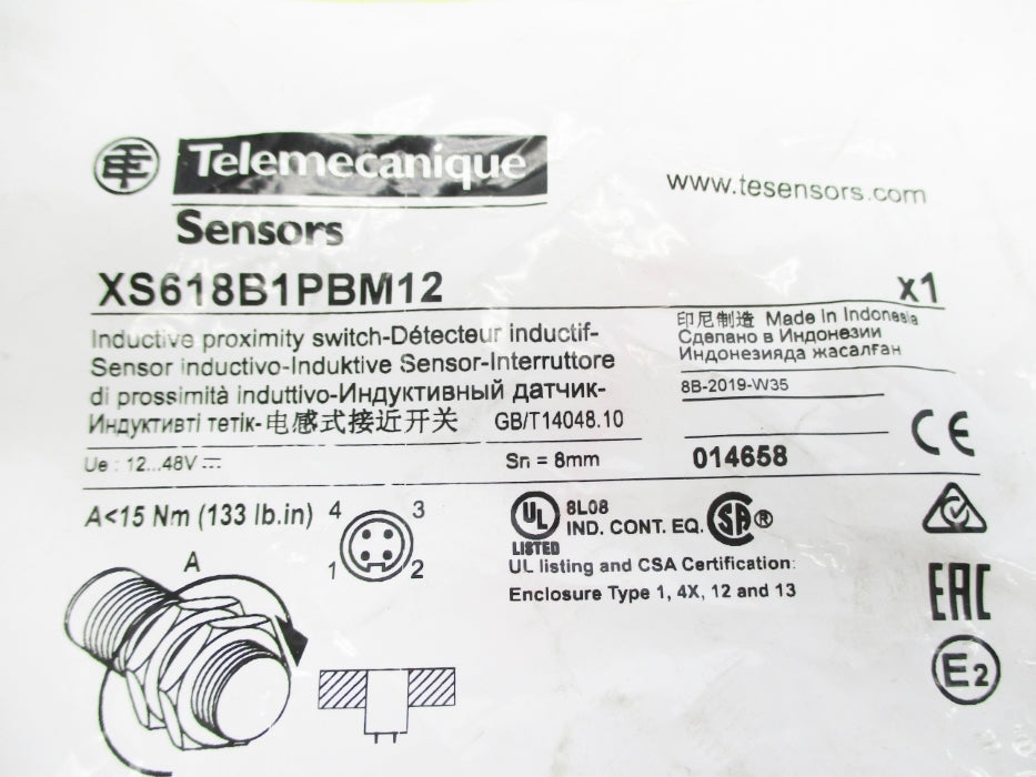 TELEMECANIQUE XS618B1PBM12 NSMP
