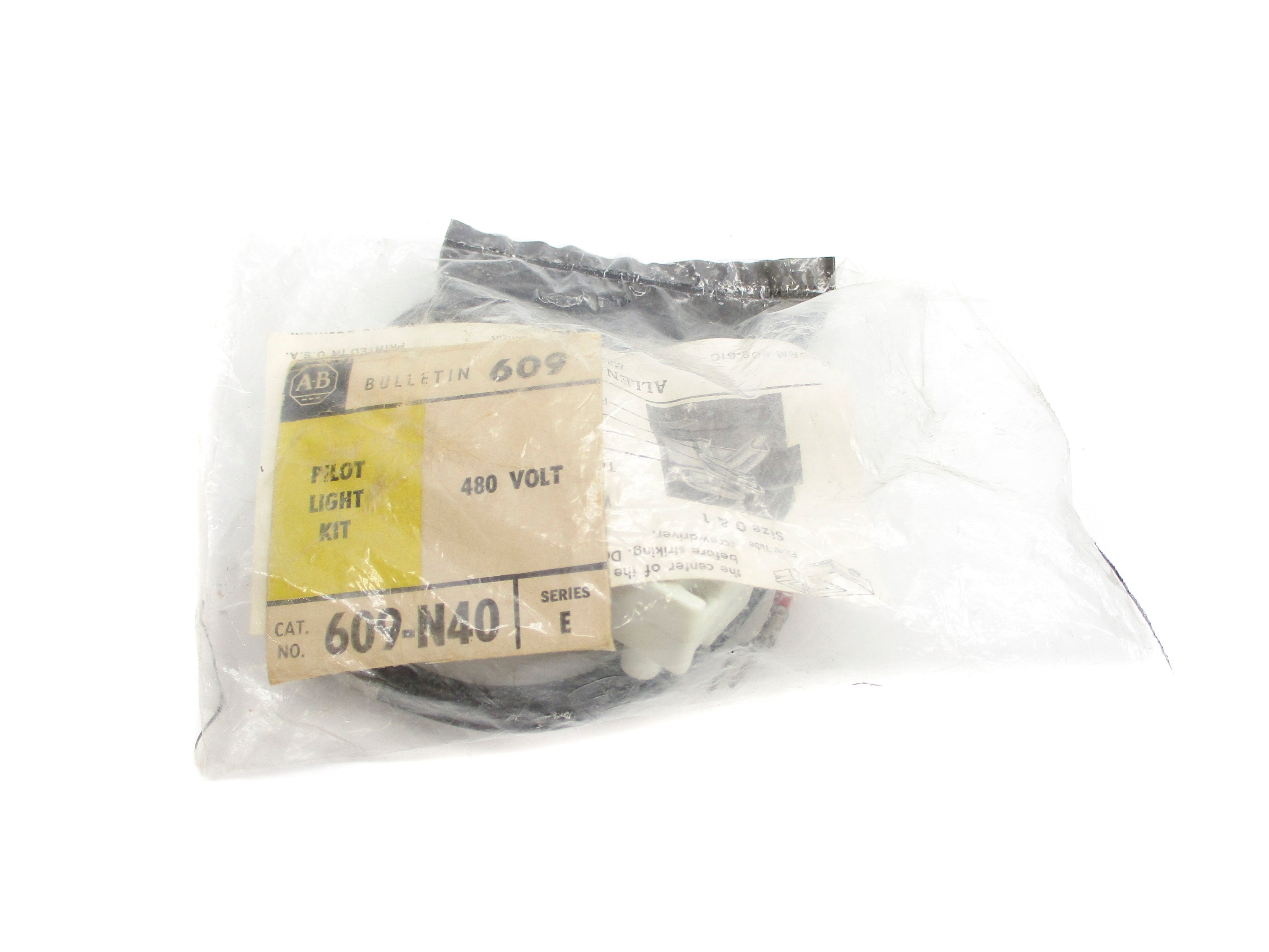 INDUSTRIAL SPARE PART 609-N40 SER. E (BK/YL) NSNP