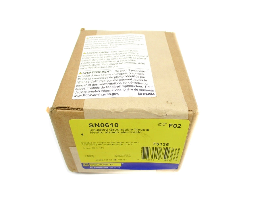 SQUARE D SN0610 SER. F02 NSFS