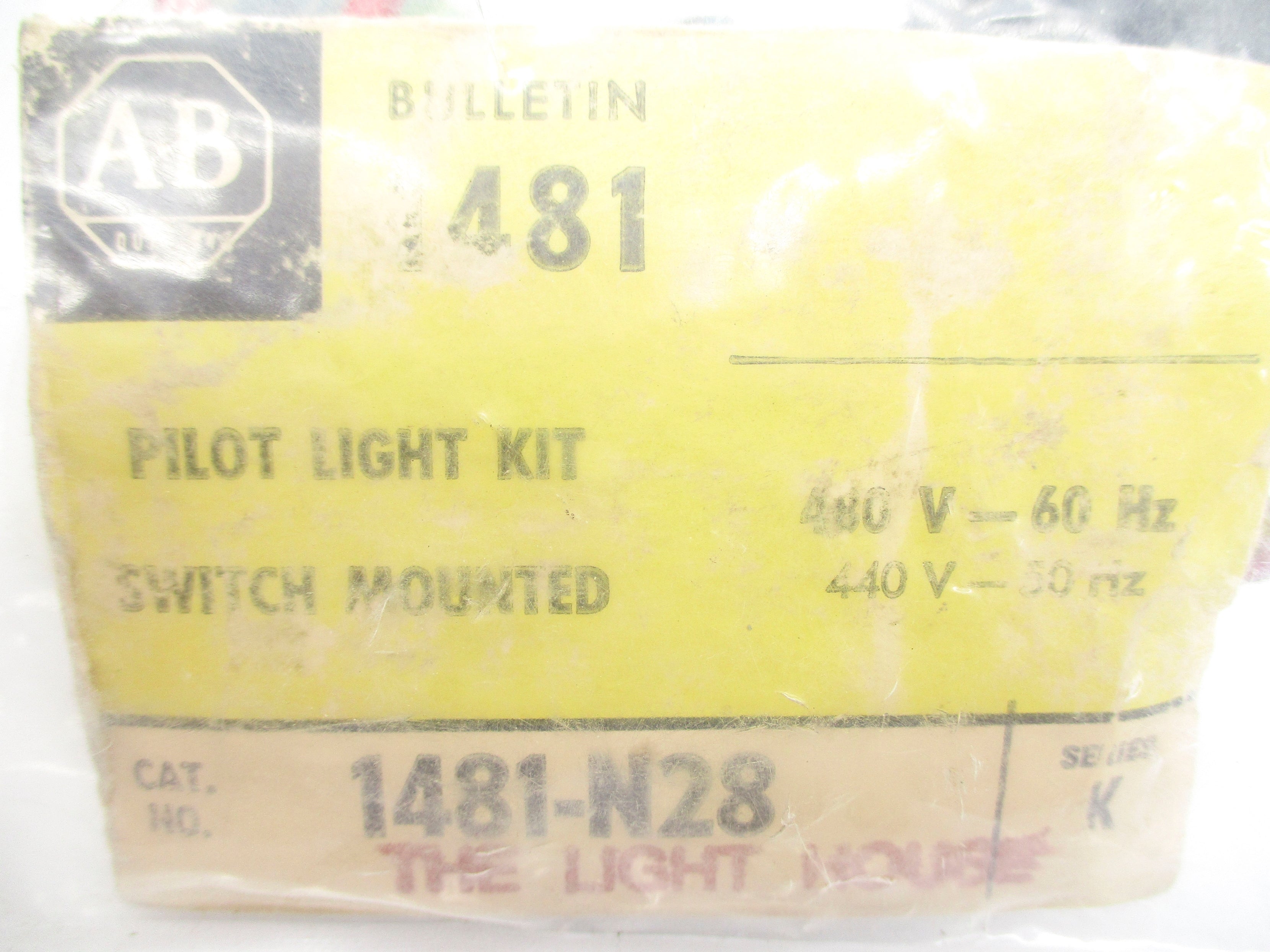 ALLEN BRADLEY 1481-N28 SER. K NSNP