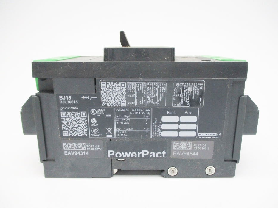 SQUARE D BJL36015 15A 690V NSNP