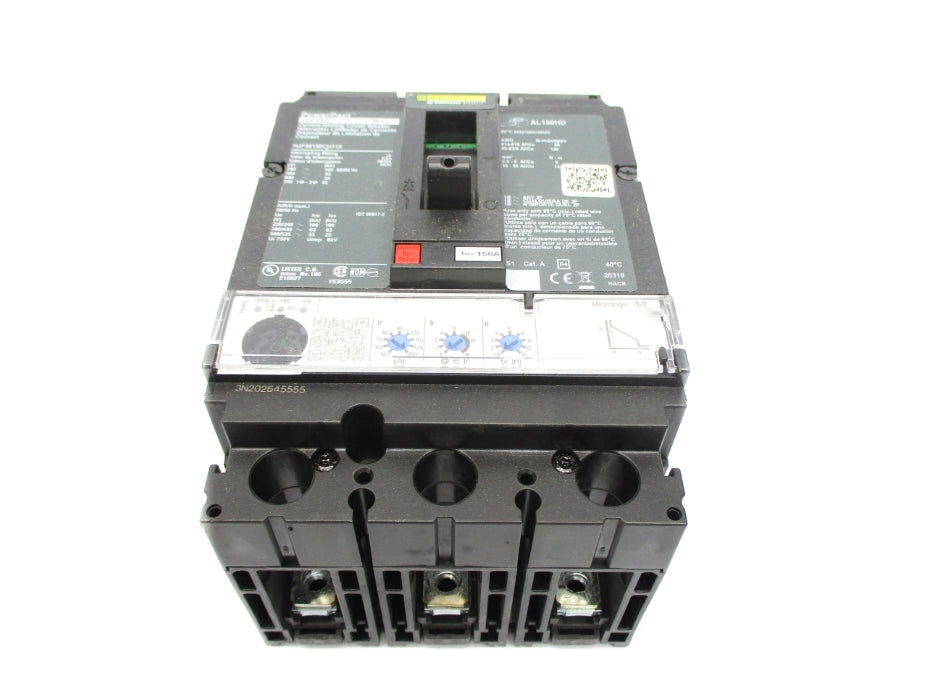 SQUARE D HJF36150CU31X 150A 600V NSNP