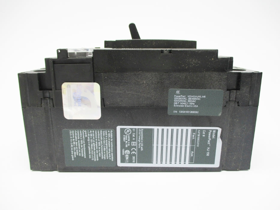 SQUARE D HJF36150CU31X 150A 600V NSNP