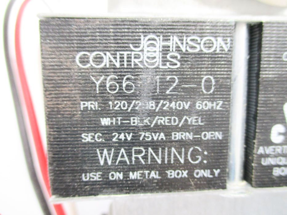 JOHNSON CONTROLS Y66T12-0 75VA NSNP