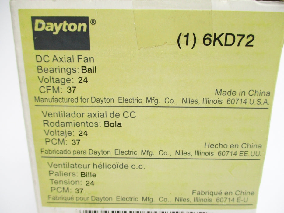 DAYTON 6KD72 NSMP