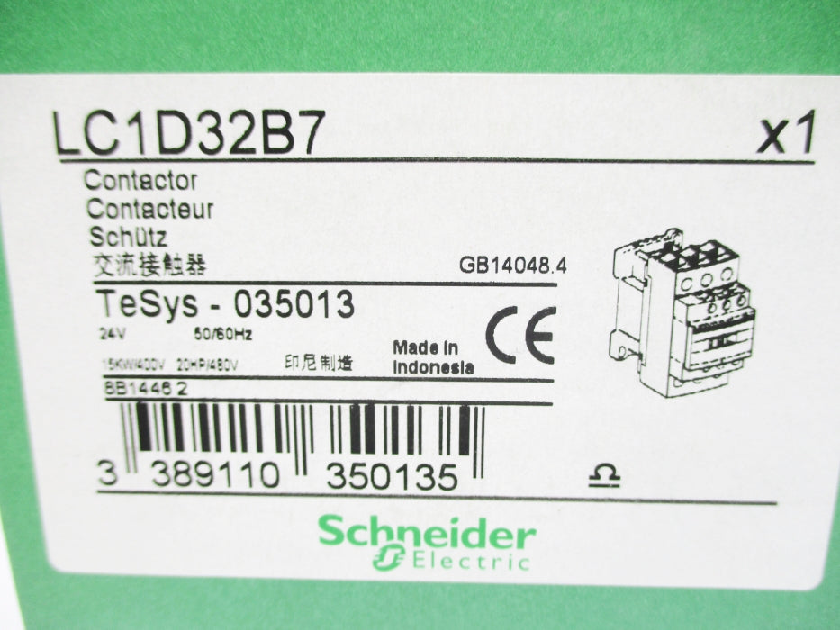 SCHNEIDER ELECTRIC LC1D32B7 24V NSMP