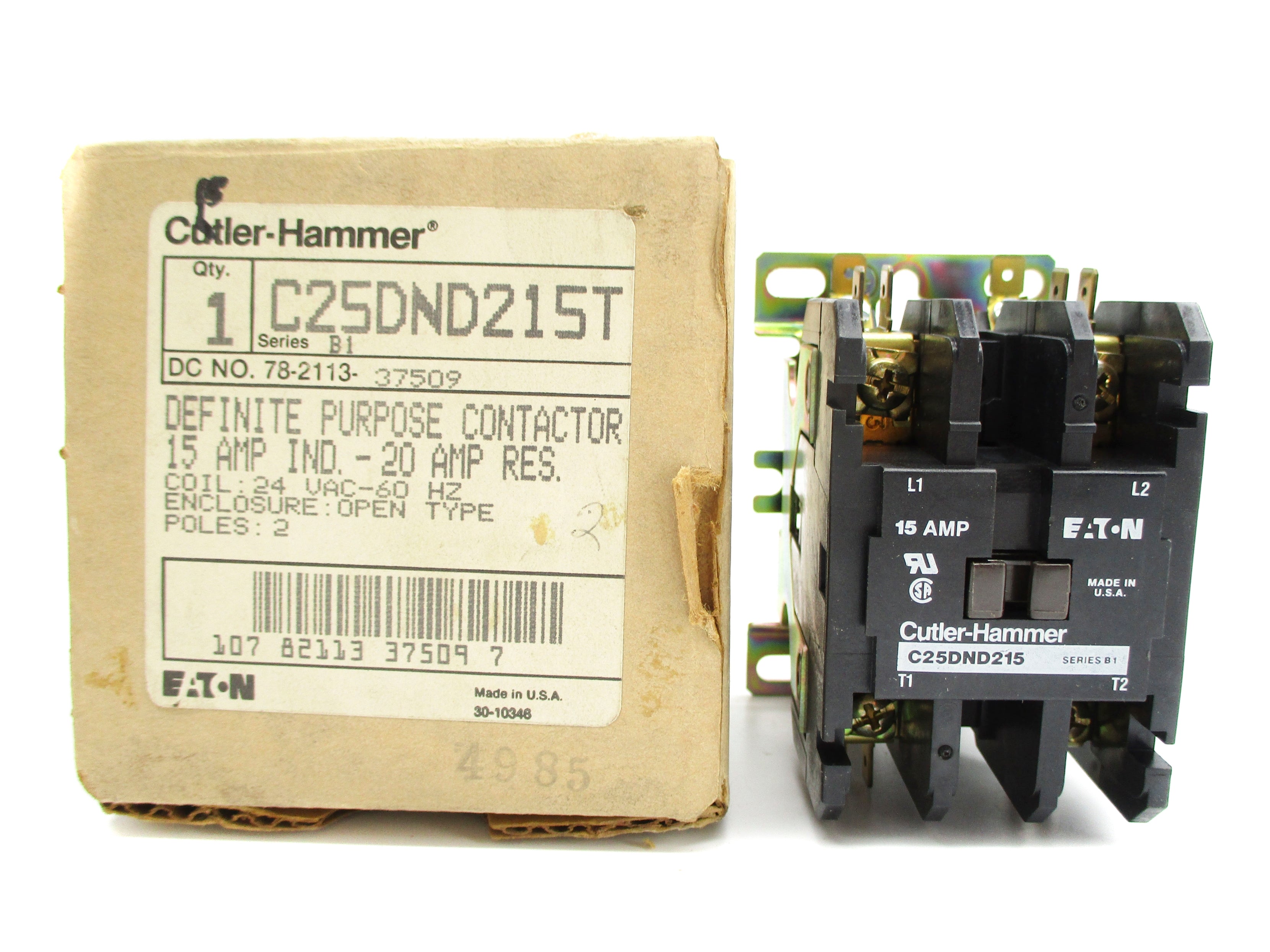 CUTLER HAMMER C25DND215T SER. B1 24VAC NSMP
