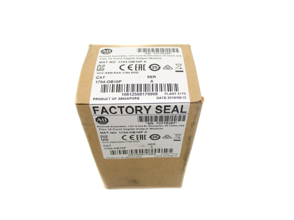 ALLEN BRADLEY 1794-OB16P SER. A DATE: 2019 NSFS