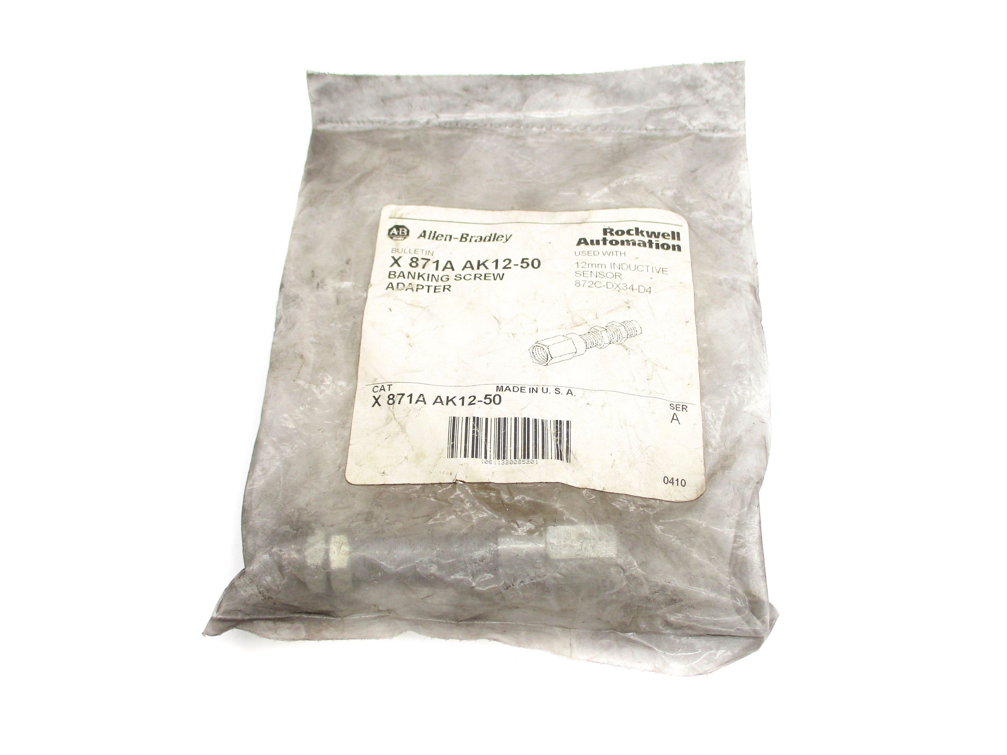 ALLEN BRADLEY X871AAK12-50 SER. A (WH) NSMP