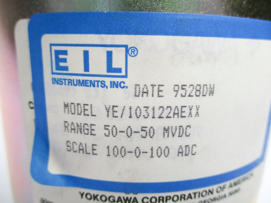 EIL INSTRUMENTS YE/103122AEXX 100-0-100ADC NSNP