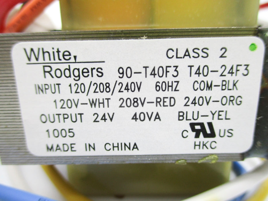 WHITE RODGERS 90-T40F3 T40-24F3 40VA NSNP