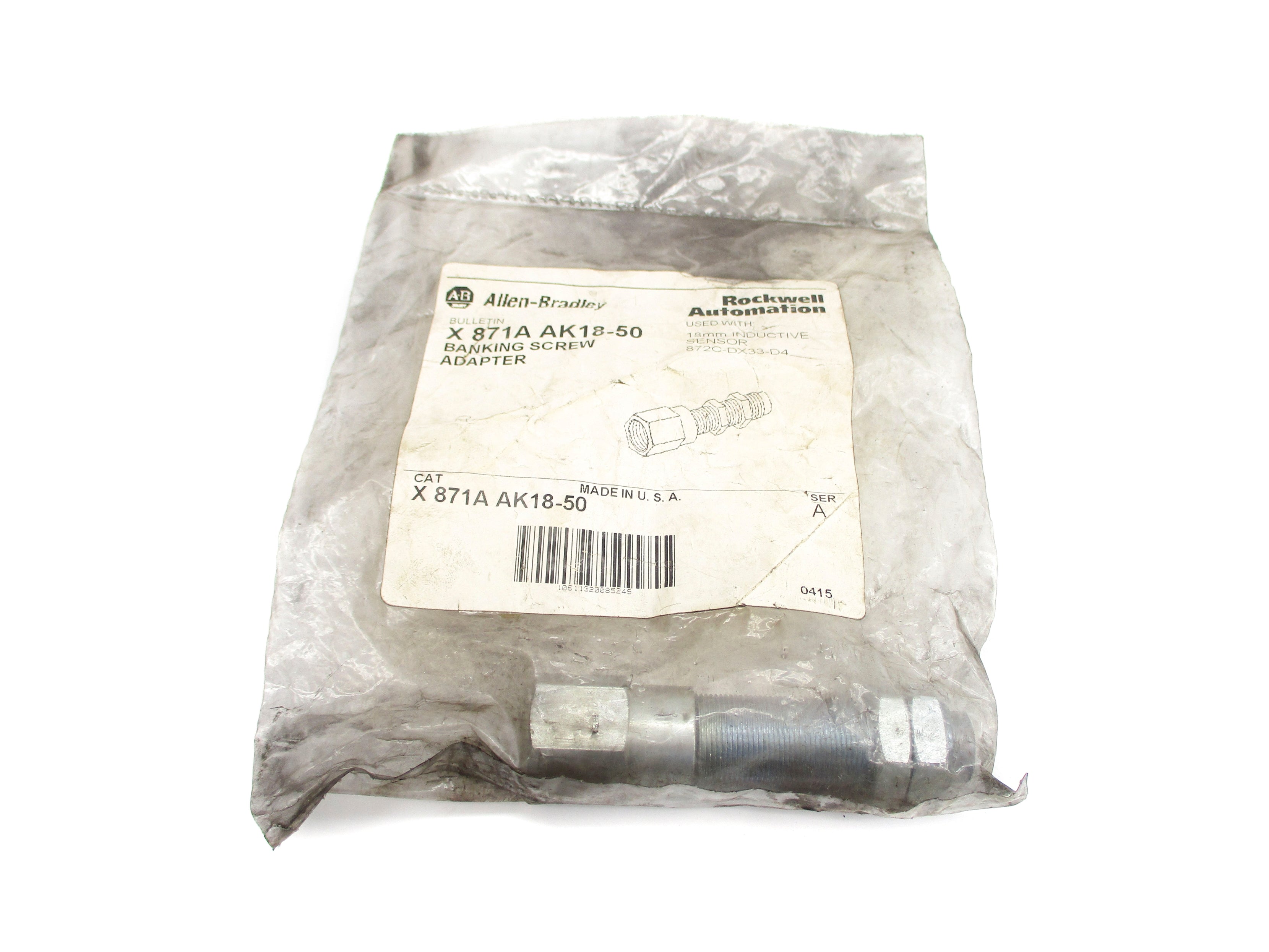 ALLEN BRADLEY X871AAK18-50 SER. A (WH) NSMP