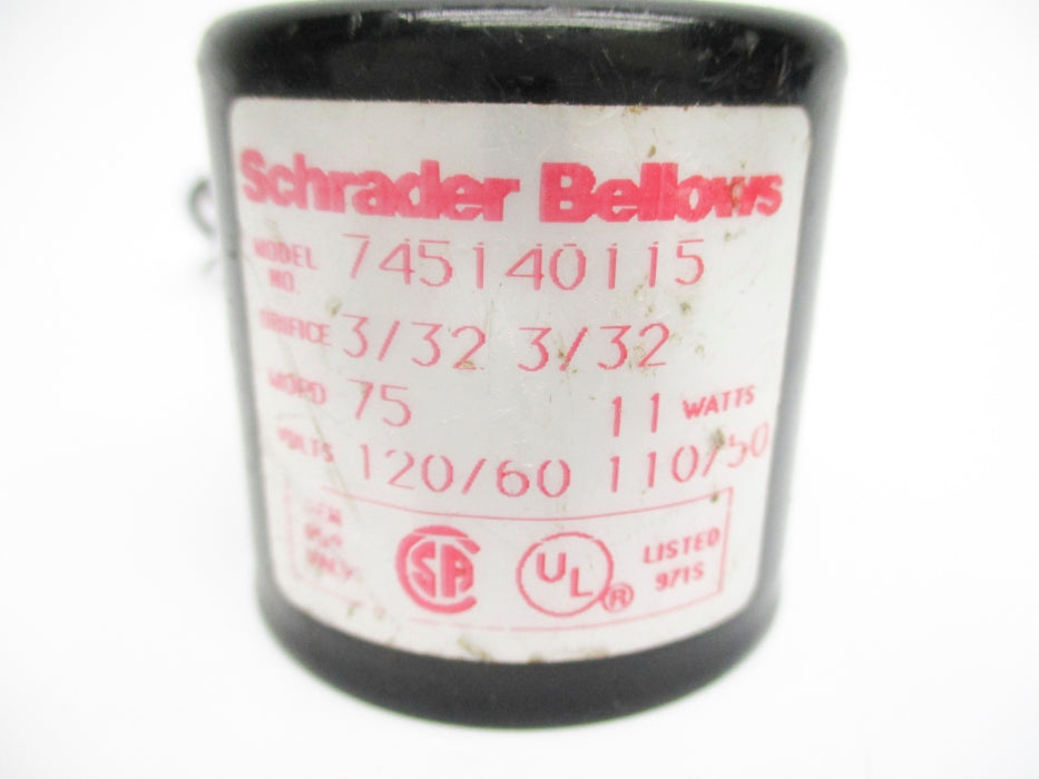 SCHRADER BELLOWS 745140115 110/120V UNMP