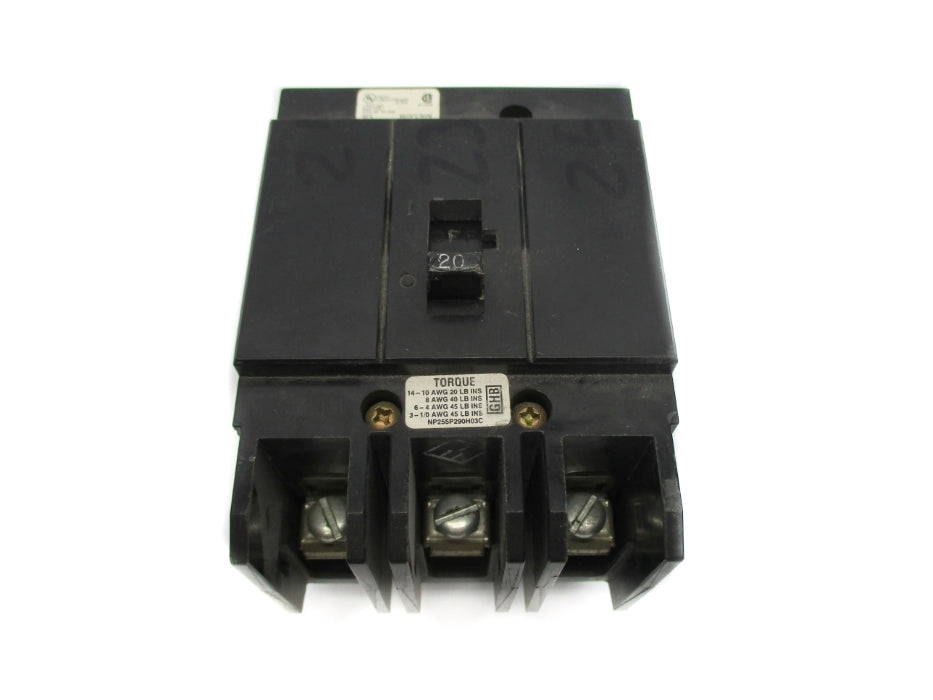 WESTINGHOUSE GHB3020 20A 277/480VAC UNMP