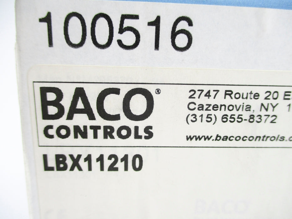 BACO CONTROLS LBX11210 NSMP