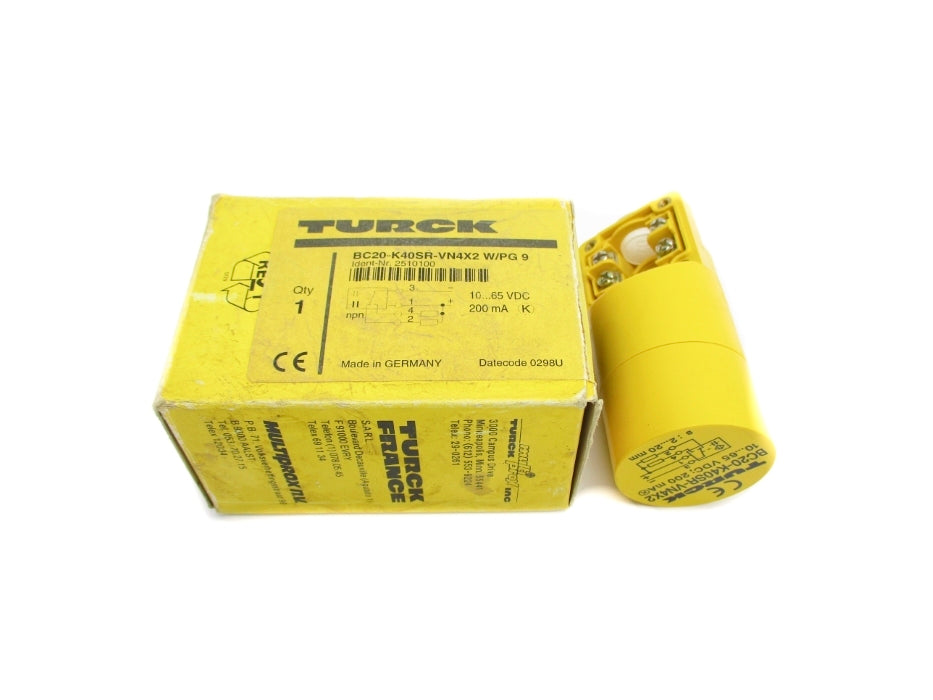 TURCK BC20-K40SR-VN4X2-W/PG9 2510100 NSMP
