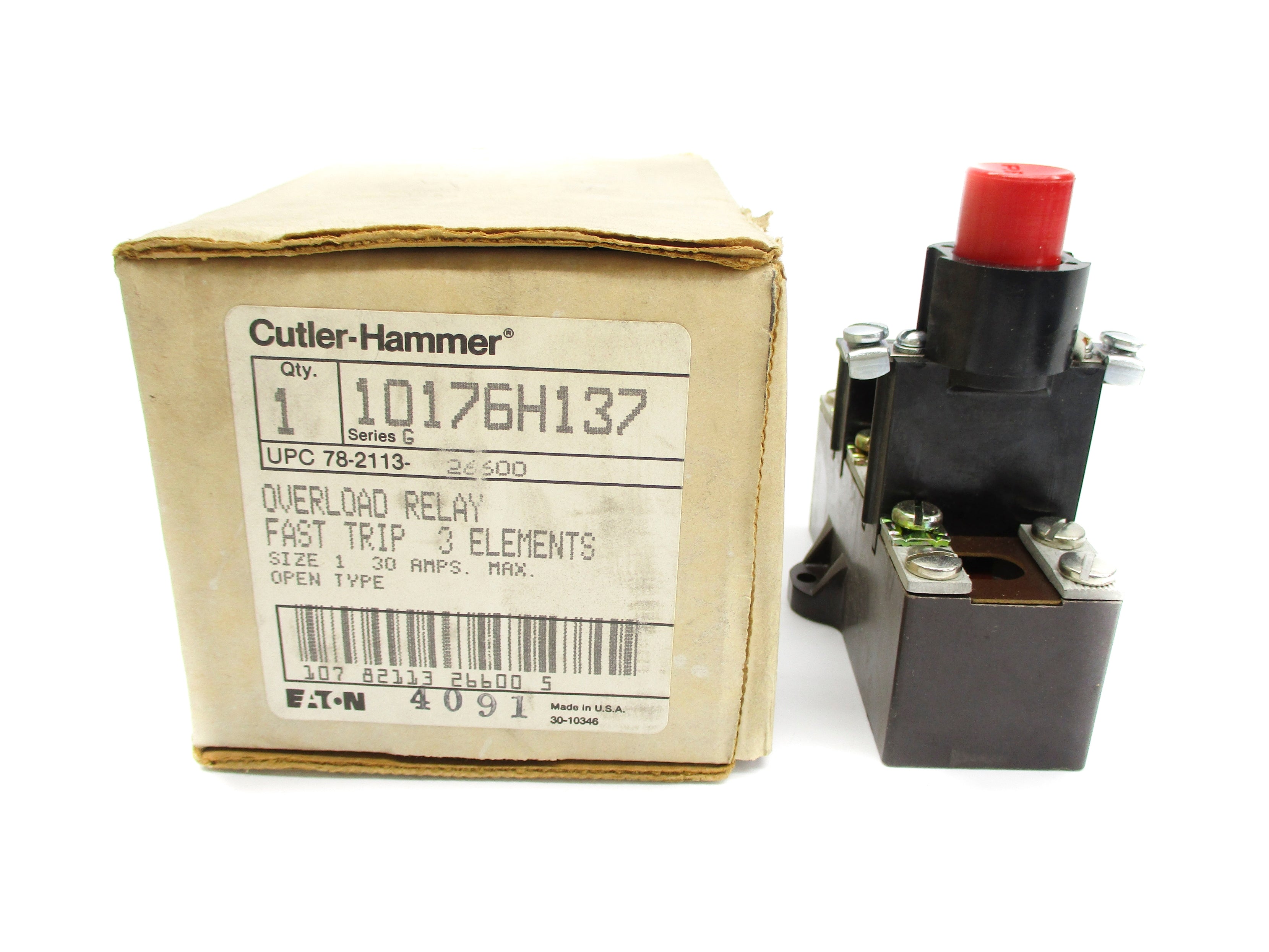 CUTLER HAMMER 10176H137 SER. G 30A NSMP