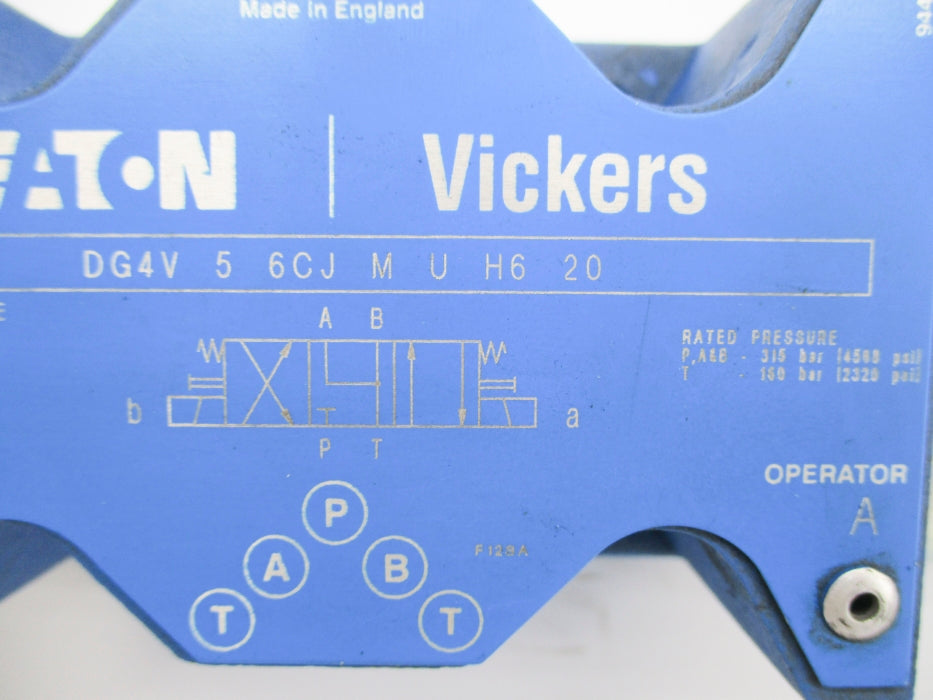EATON DG4V56CJMUH620 4568PSI 24VDC (AS PICTURED) NSNP