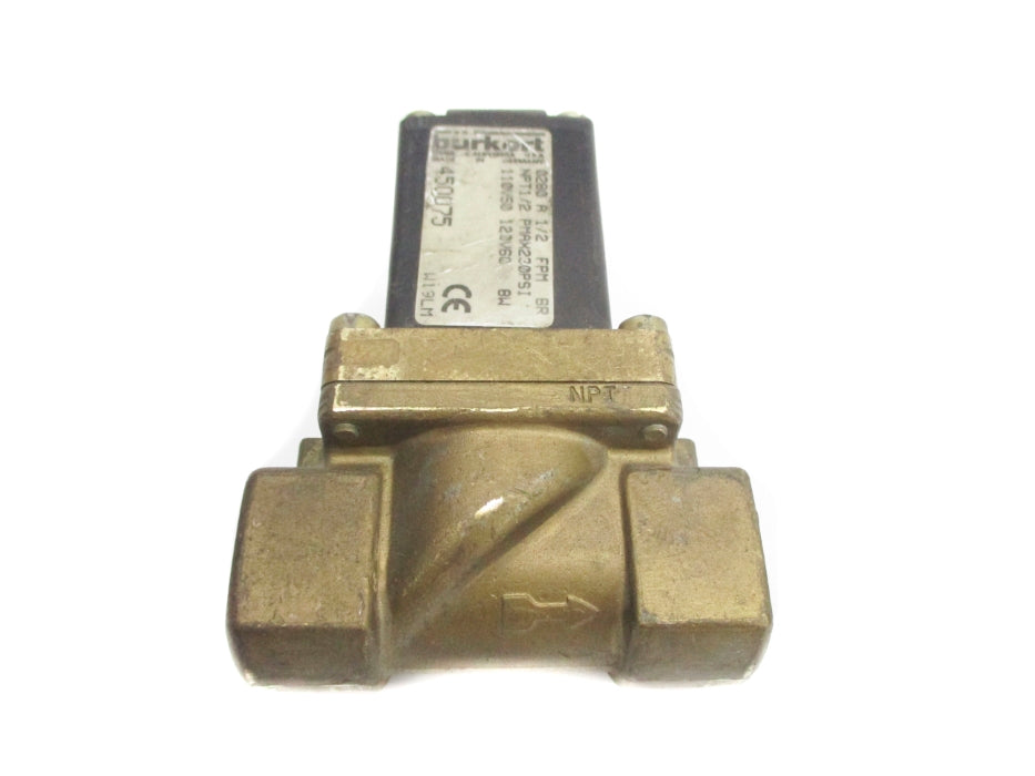 BURKERT 0280-A-1/2-FRM-BR 450075 110/120V (AS PICTURED) UNMP