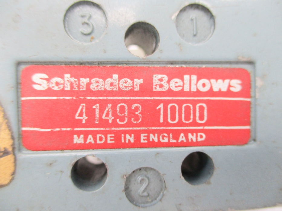 SCHRADER BELLOWS 41493-1000 (AS PICTURED) UNMP