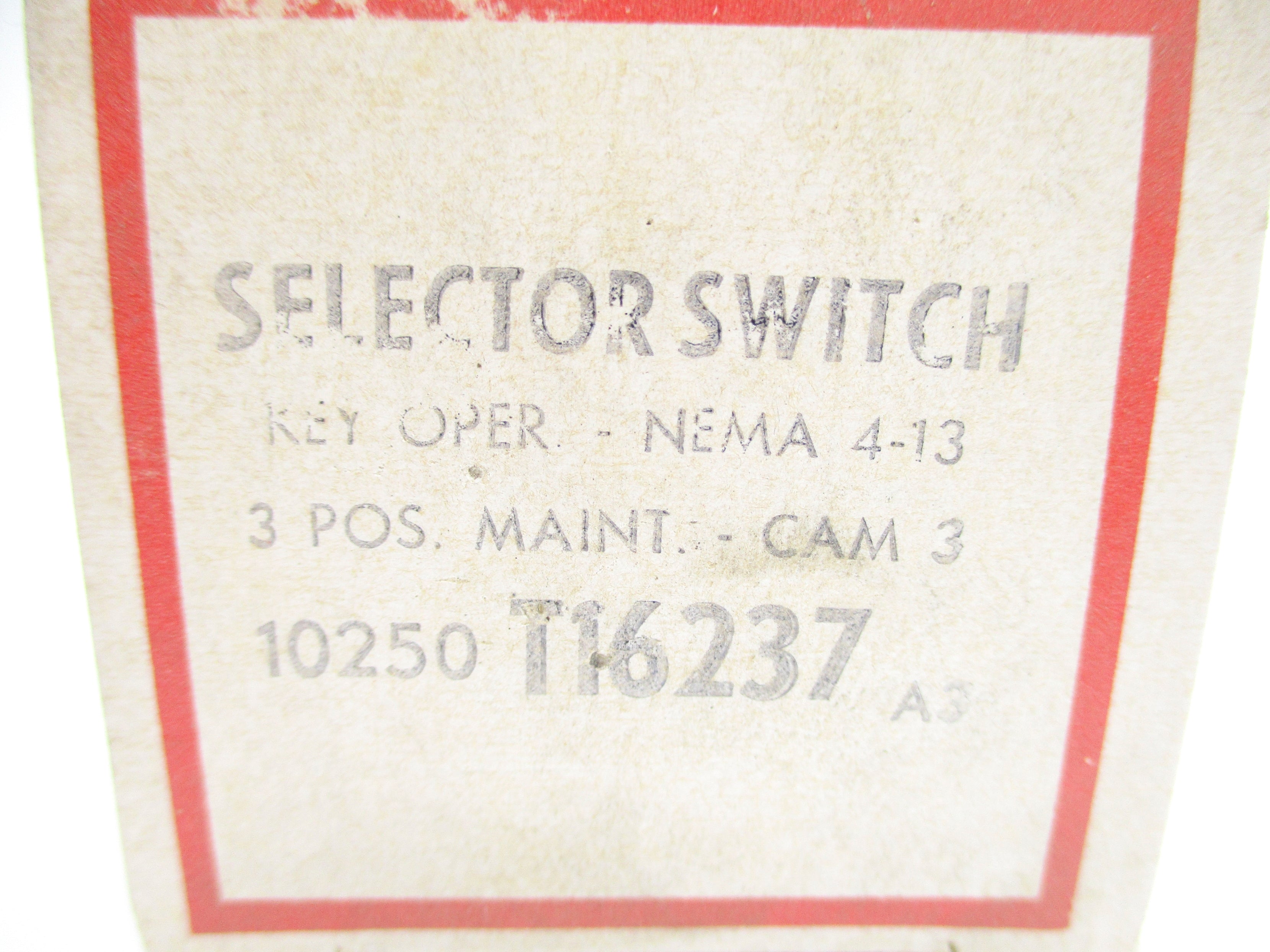 CUTLER HAMMER 10250T16237 SER. A3 NSMP