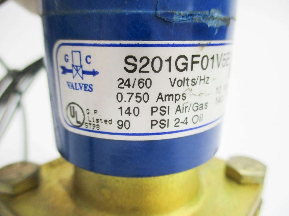 GC VALVES S201GF01V5EG5 90-140PSI 24/60V (AS PICTURED) NSNP