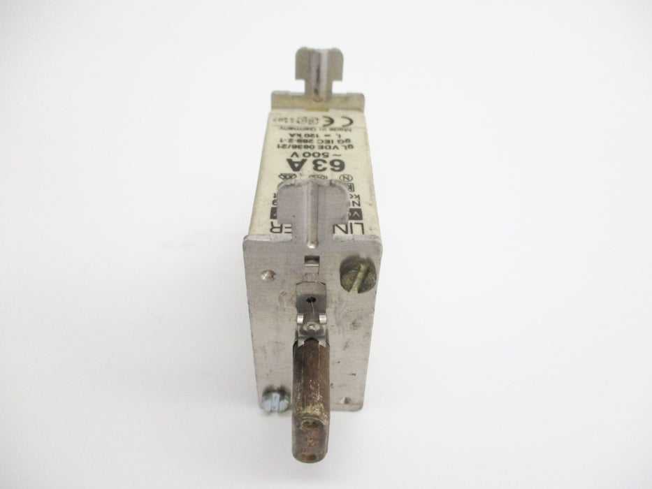 LINDNER NH-C00-63A 63A 500V UNMP