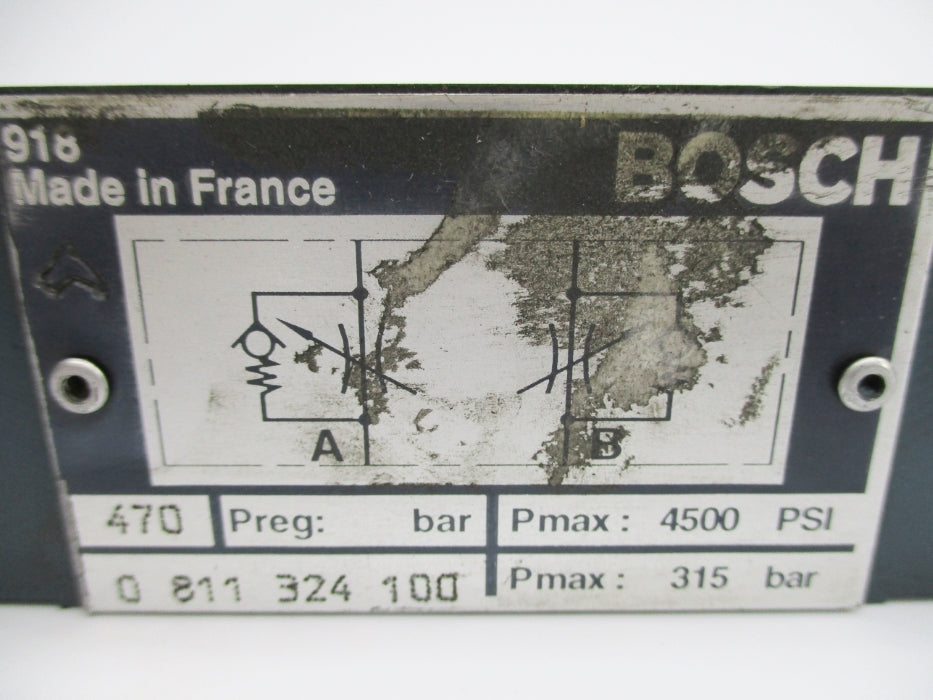 BOSCH 0811324100 4500PSI (AS PICTURED) UNMP
