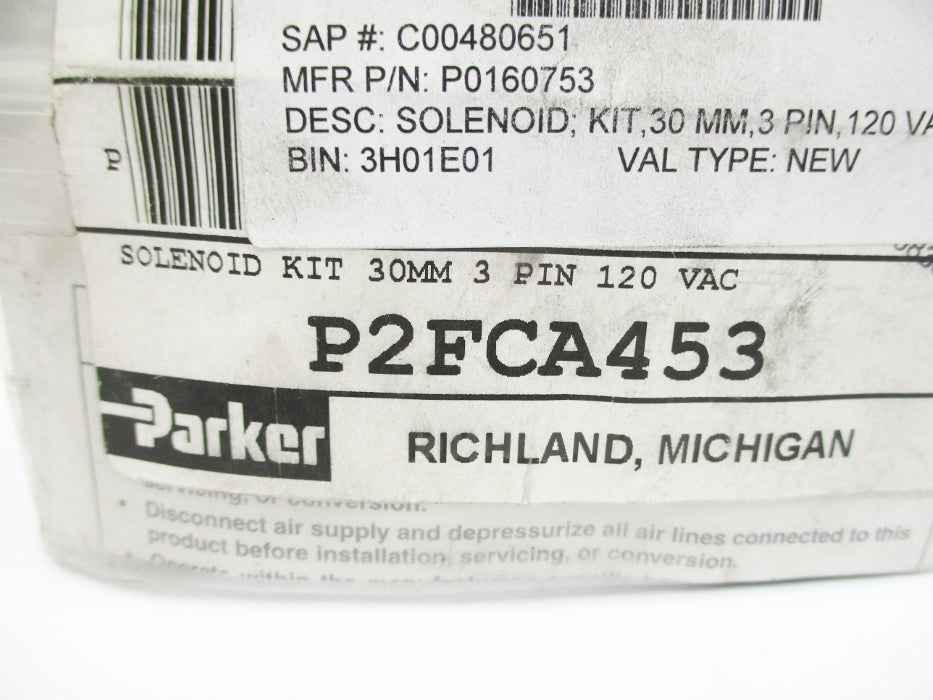 PARKER P2FCA453 NSMP