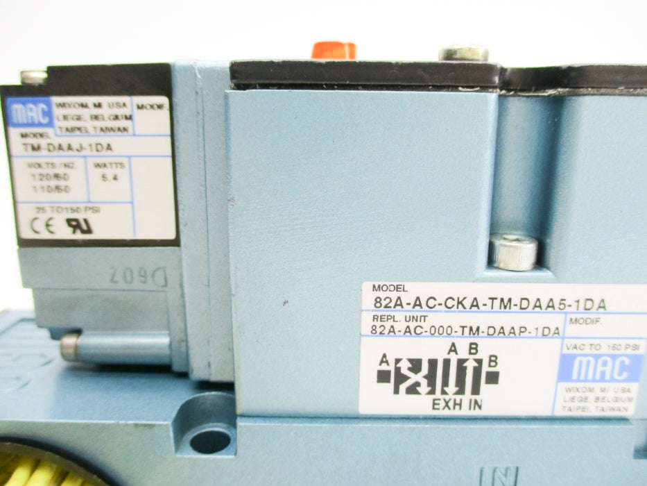MAC 82A-AC-CKA-TM-DAA5-1DA 110/120V 150PSI NSNP