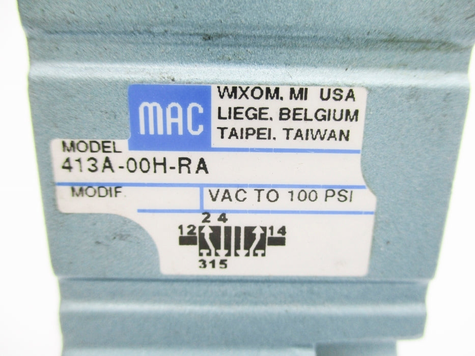 MAC 413A-00H-RA 100PSI NSNP