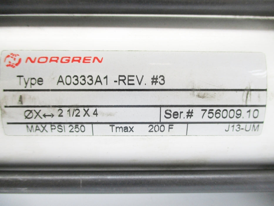 NORGREN A0333A1 250PSI (AS PICTURED) NSNP
