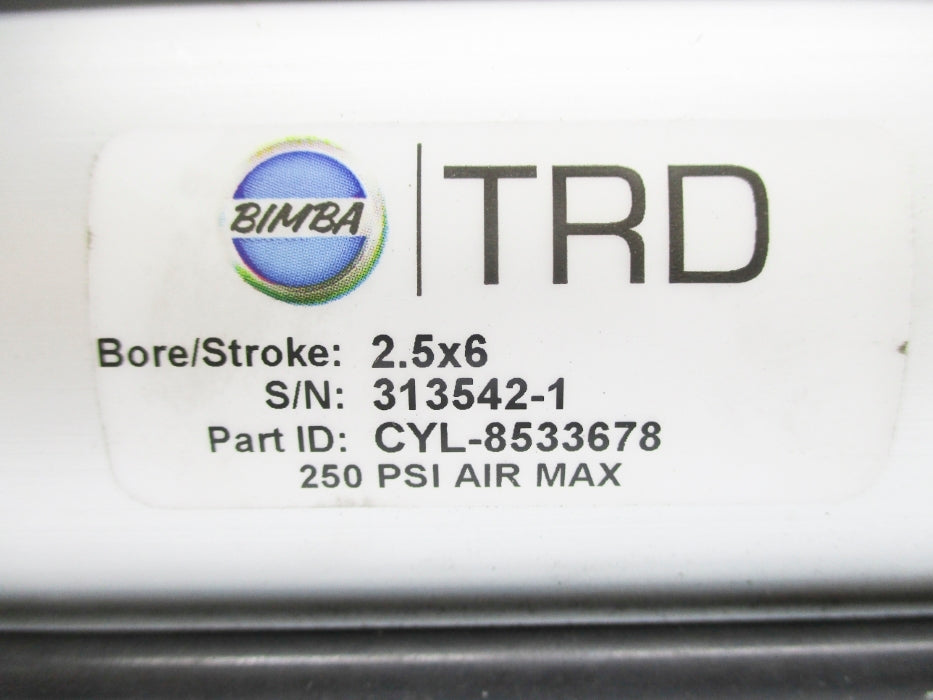 BIMBA CYL-8533678 250PSI (AS PICTURED) NSNP