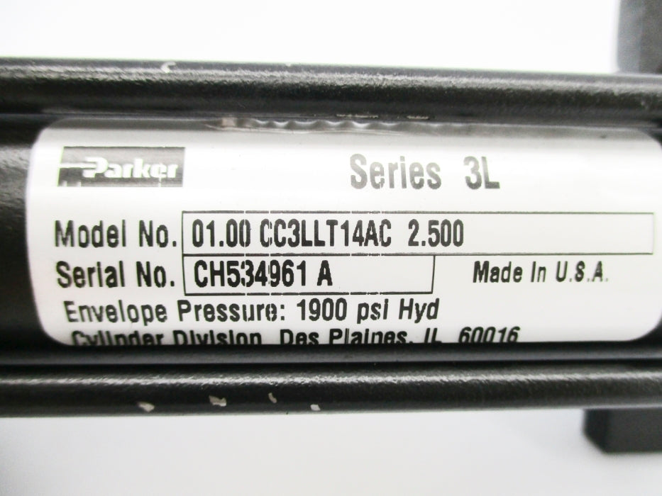 PARKER 01.00CC3LLT14AC2.500 SER. 3L 1900PSI NSNP
