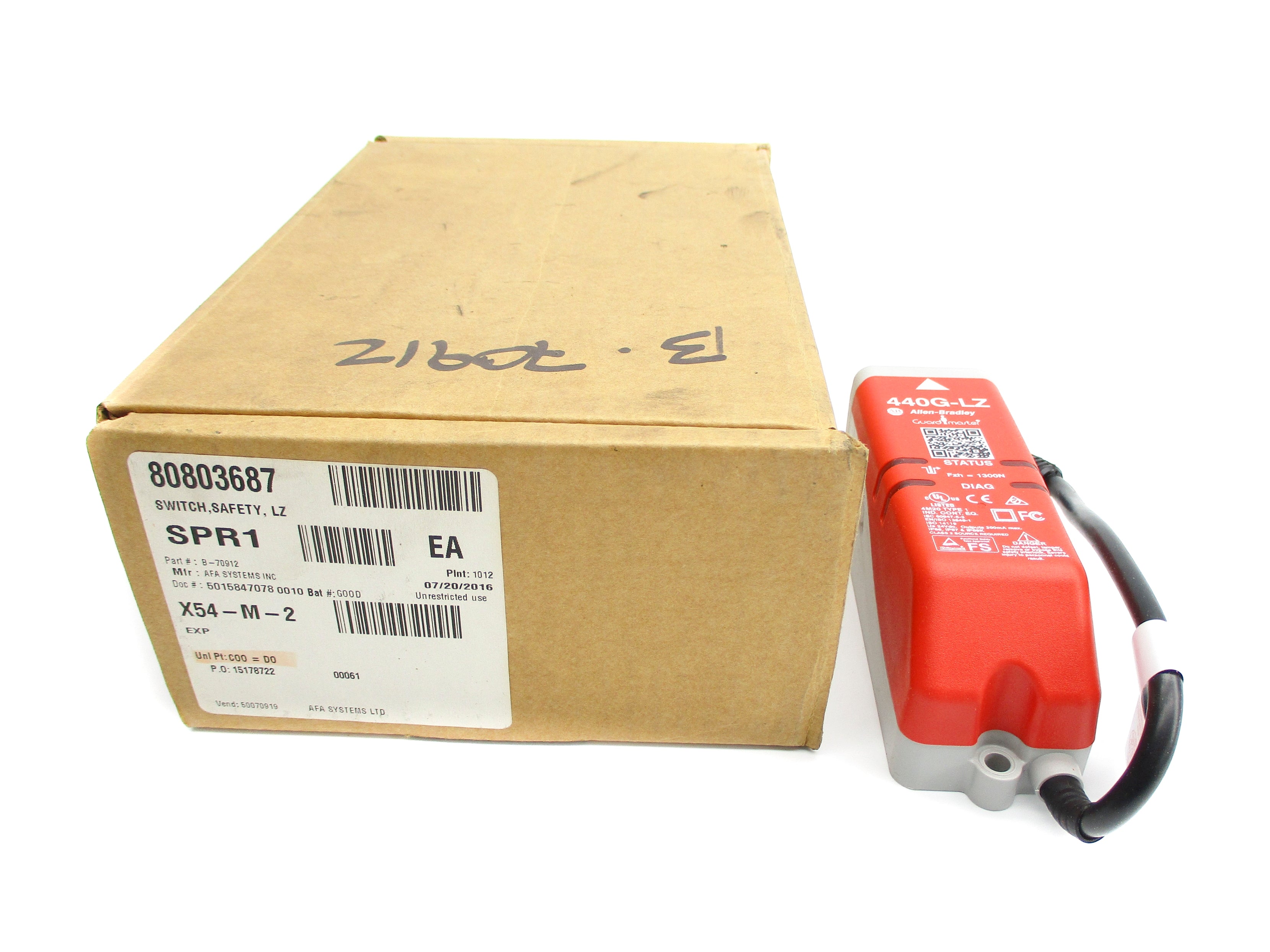 ALLEN BRADLEY 440G-LZS21SPLH SER. A (BR/WH) NSMP