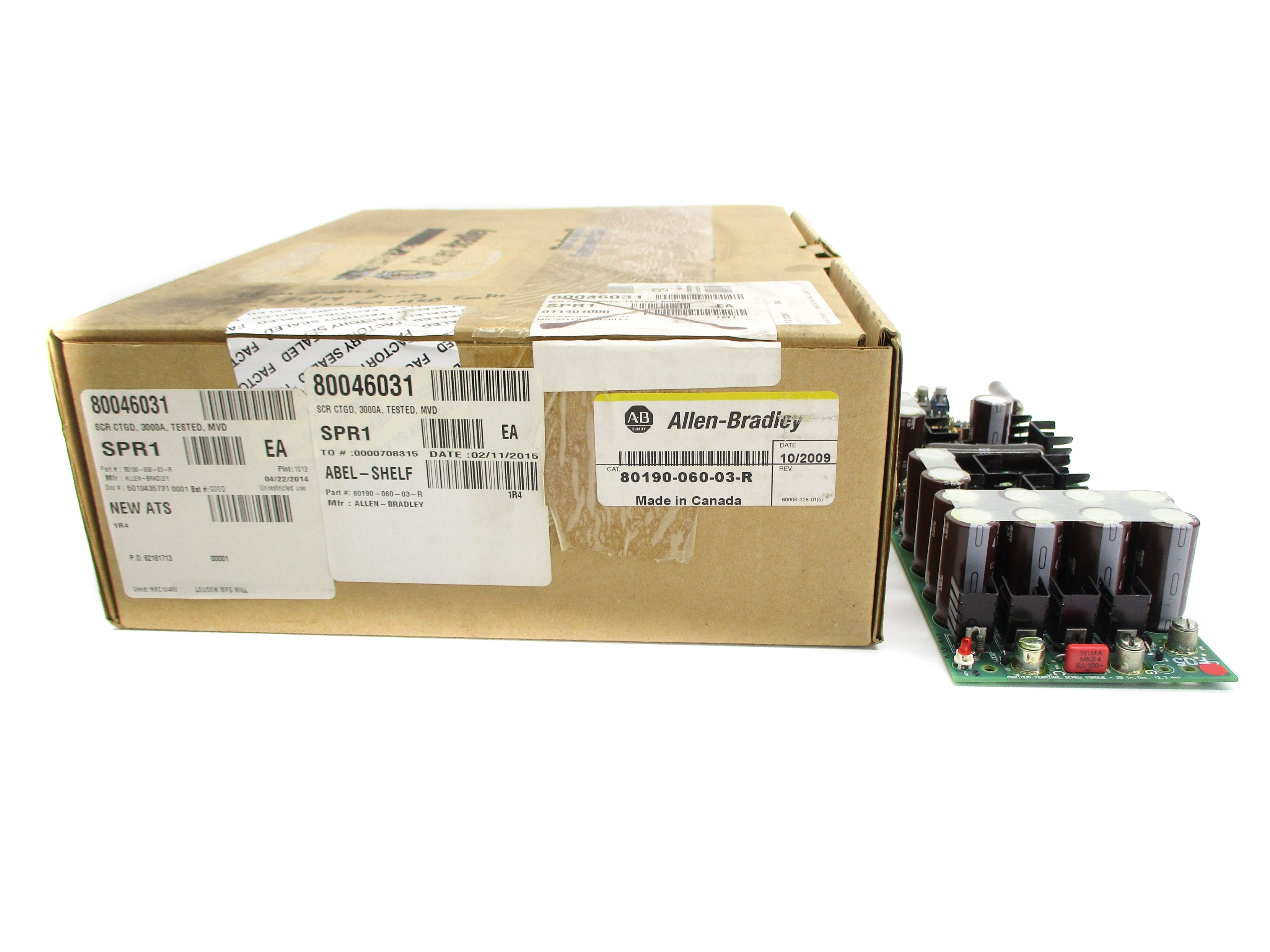 INDUSTRIAL SPARE PART 80190-060-03-R (BR/YL) NSMP