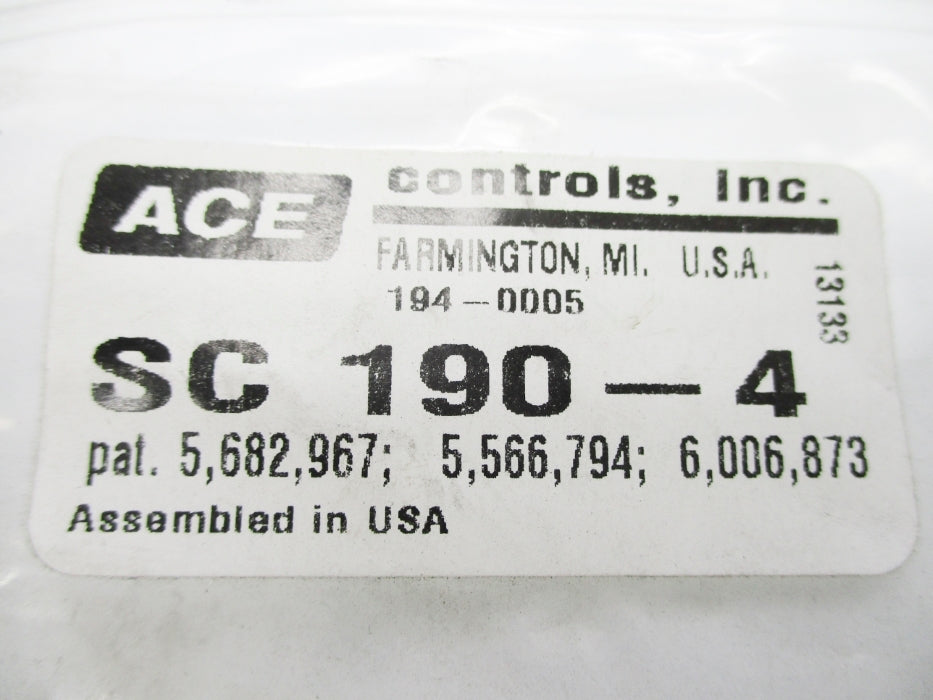 ACE CONTROLS SC190-4 NSMP