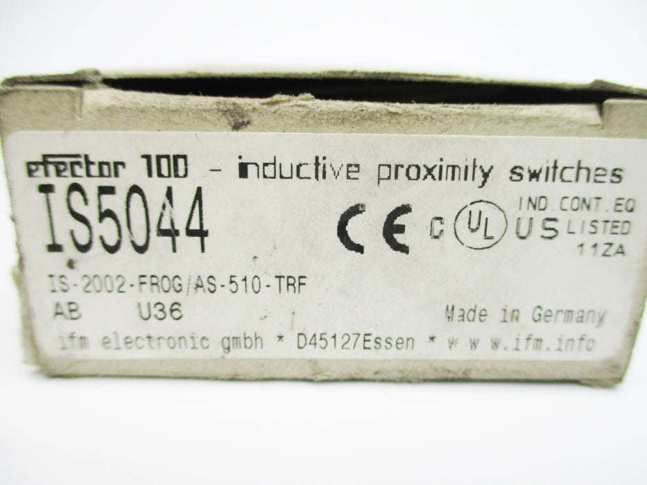 IFM EFECTOR IS5044 IS-2002-FROG/AS-510-TRF 5-36VDC NSMP