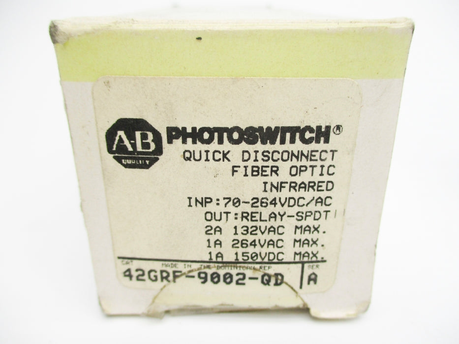 INDUSTRIAL SPARE PART 42GRF-9002-QD SER. A (BK/YL) NSMP