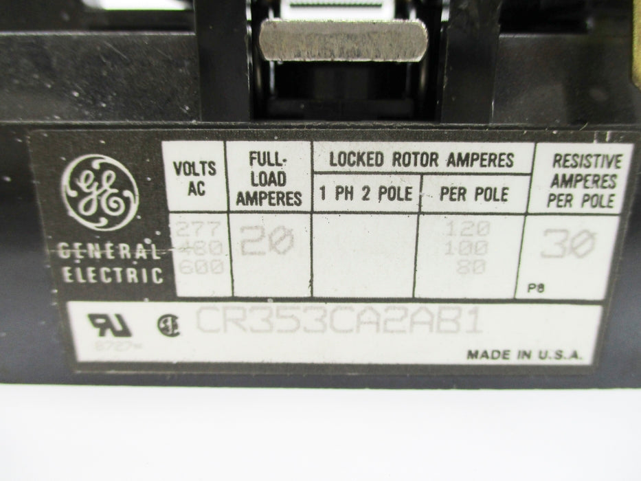 GENERAL ELECTRIC CR353CA2AB1 208/240V UNMP